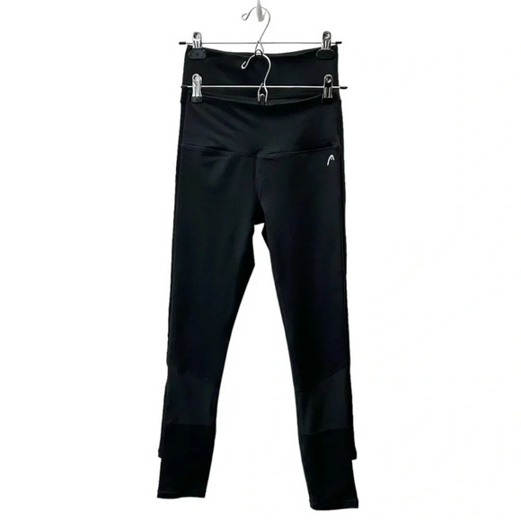 Head Workout Leggings 2 Pairs Sheer Panel Gym Activewear Black Size XS - Picture 16 of 16